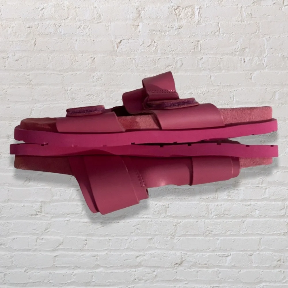 Zara Girls Leather Sandals - Picture 4 of 9